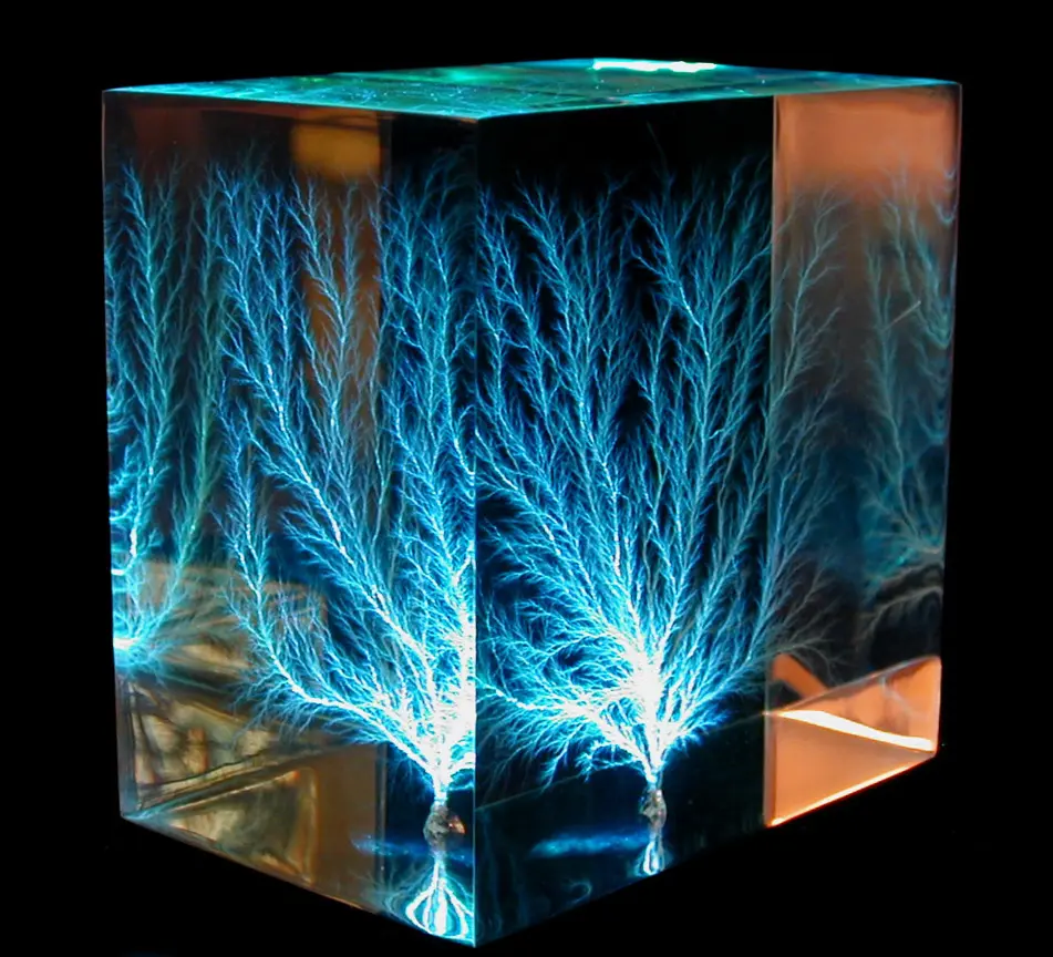 Figuras de Lichtenberg en Vidrio: Arte Fractal de Descargas Eléctricas - Cómo crear una figura de Lichtenberg figuras de lichtenberg en vidrio - Cómo crear una figura de Lichtenberg