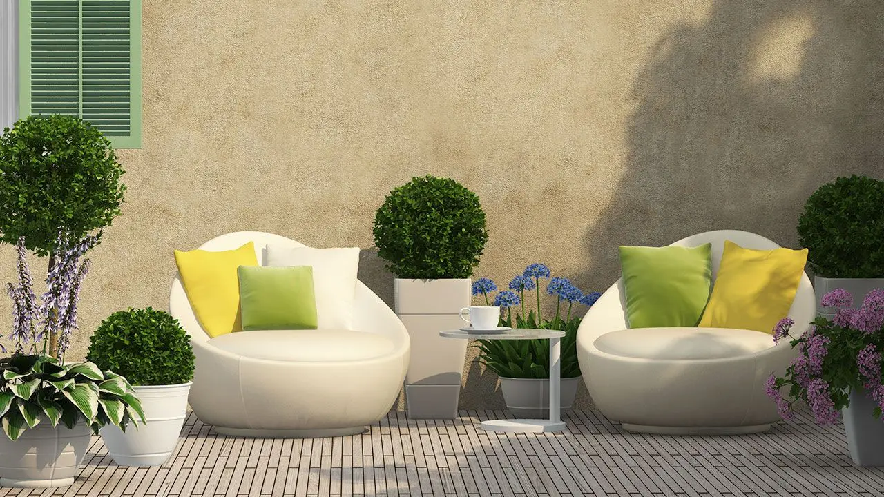 jardin de invierno vidriado - Cómo hacer para que un jardín se vea más grande