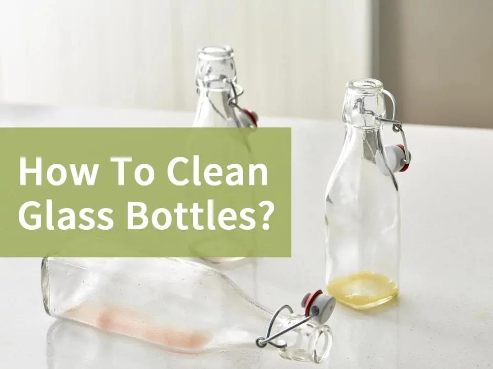 como limpiar botellas de vidrio viejas - Cómo limpiar el interior de botellas de vidrio viejas