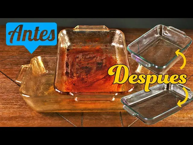 limpiar fuente vidrio horno - Cómo limpiar las fuentes de vidrio