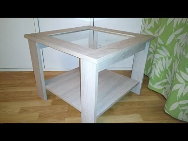 como pegar vidrio en mesa de madera - Cómo pegar vidrio a una mesa de madera