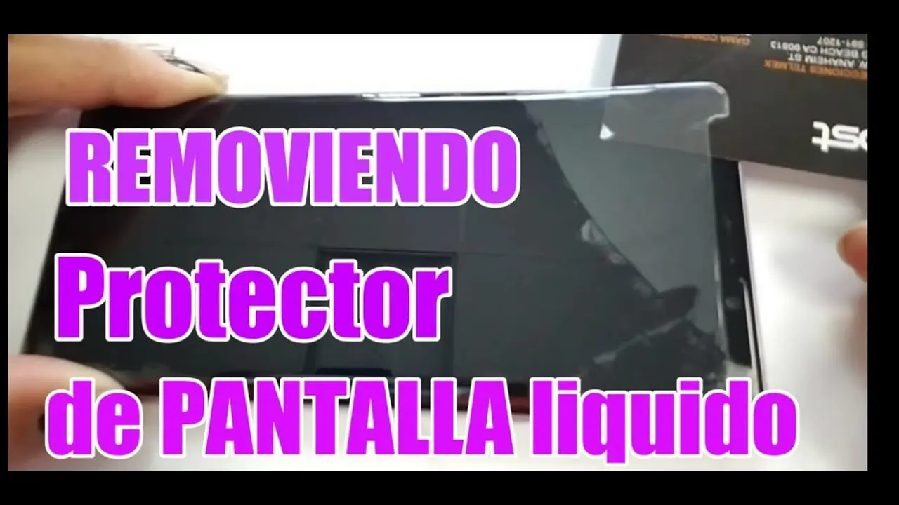 como sacar vidrio liquido de celular - Cómo quitar el cristal líquido del teléfono