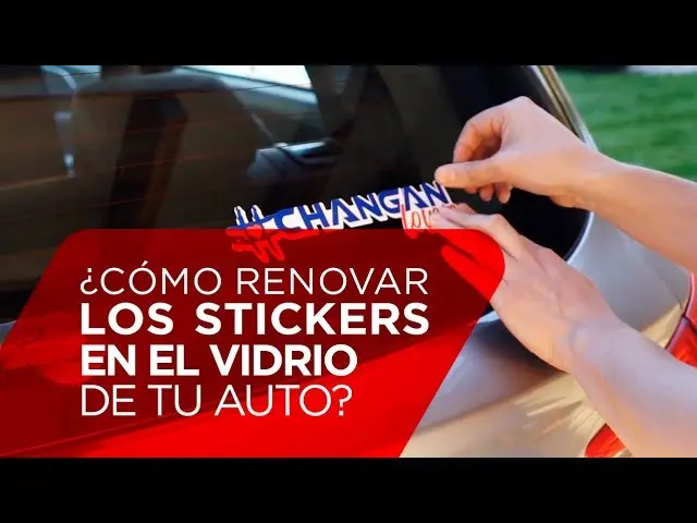 como despegar calcomanias del vidrio del auto - Cómo quitar la calcomanía de la ventana del auto