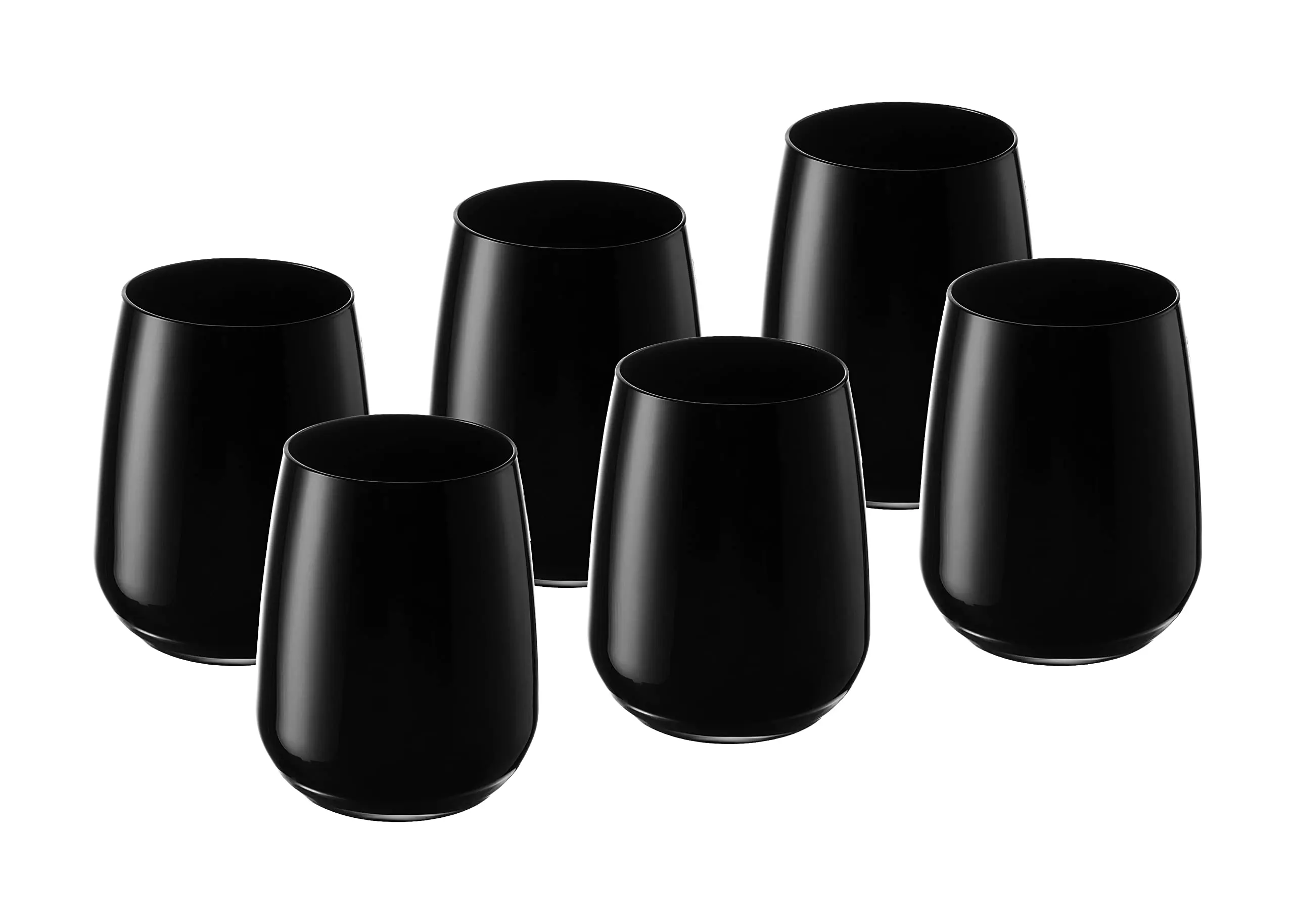 vasos negros de vidrio - Cómo quitar la opacidad de los vasos de cristal