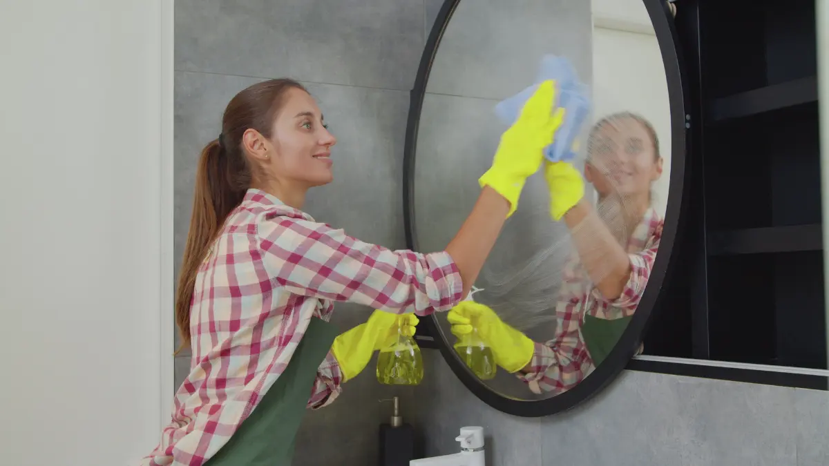 como quitar la grasa de los vidrios del baño - Cómo quitar las manchas de jabón en el vidrio del baño