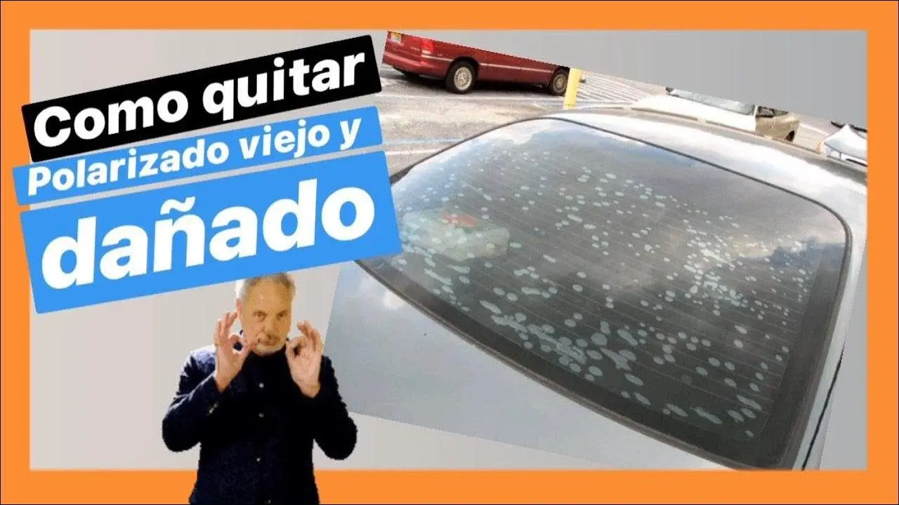 como quitar el polarizado viejo de un vidrio - Cómo quitar polarizado sin secadora