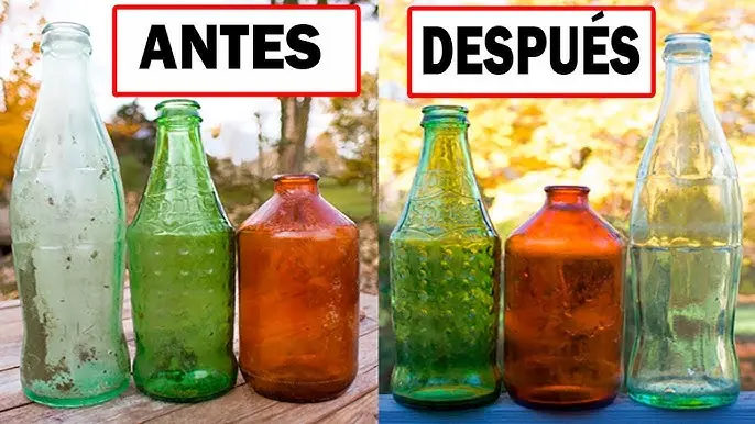 como limpiar botellas de vidrio viejas - Cómo sacarle el sarro a las botellas de vidrio