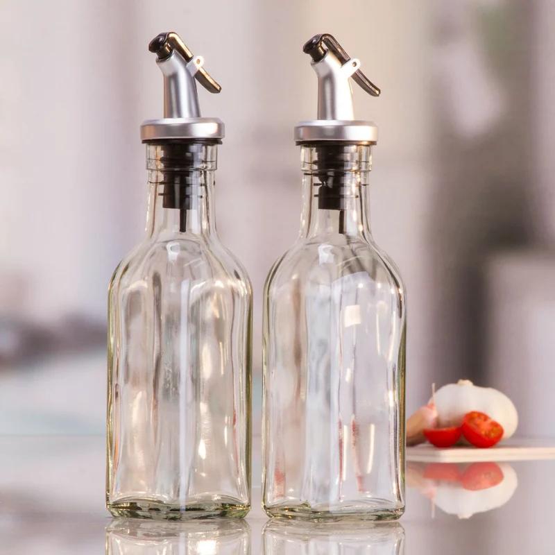 aceitera y vinagrera de vidrio - Cómo se llama el conjunto de aceitera y vinagrera