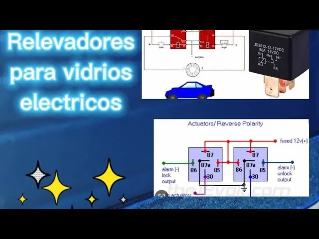 como instalar un relay para vidrios electricos - Cómo se llama el fusible de los vidrios eléctricos