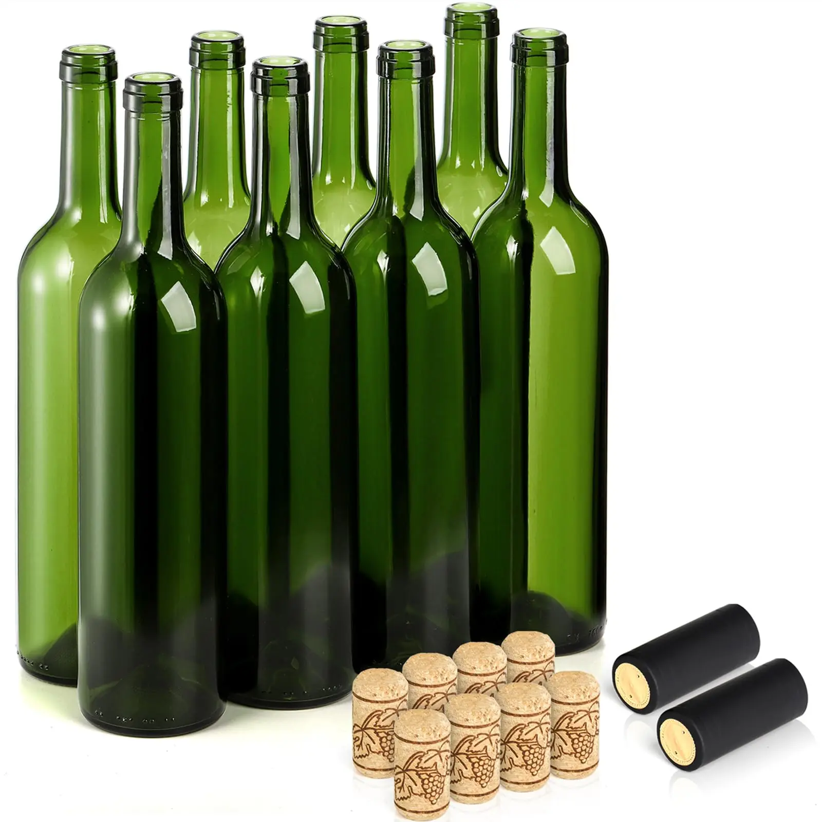 botellon de vidrio para vino - Cómo se llama lo que cubre la botella de vino