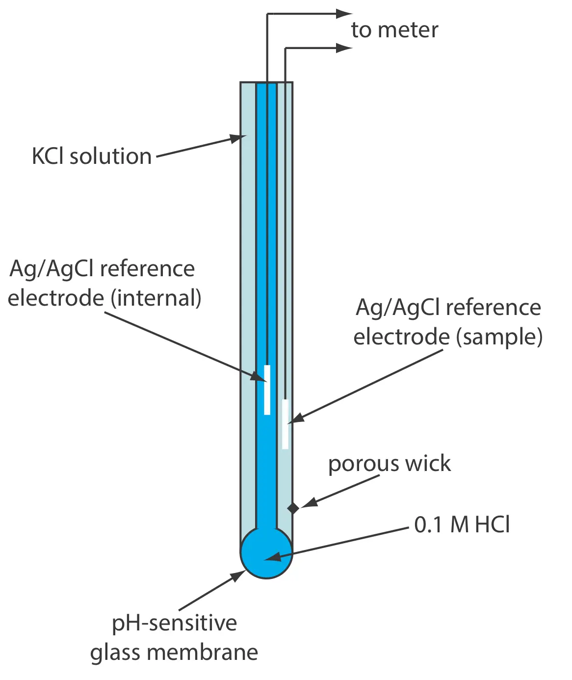 electrodo de membrana de vidrio para medir ph - Cómo se utiliza el electrodo de vidrio para medir el pH