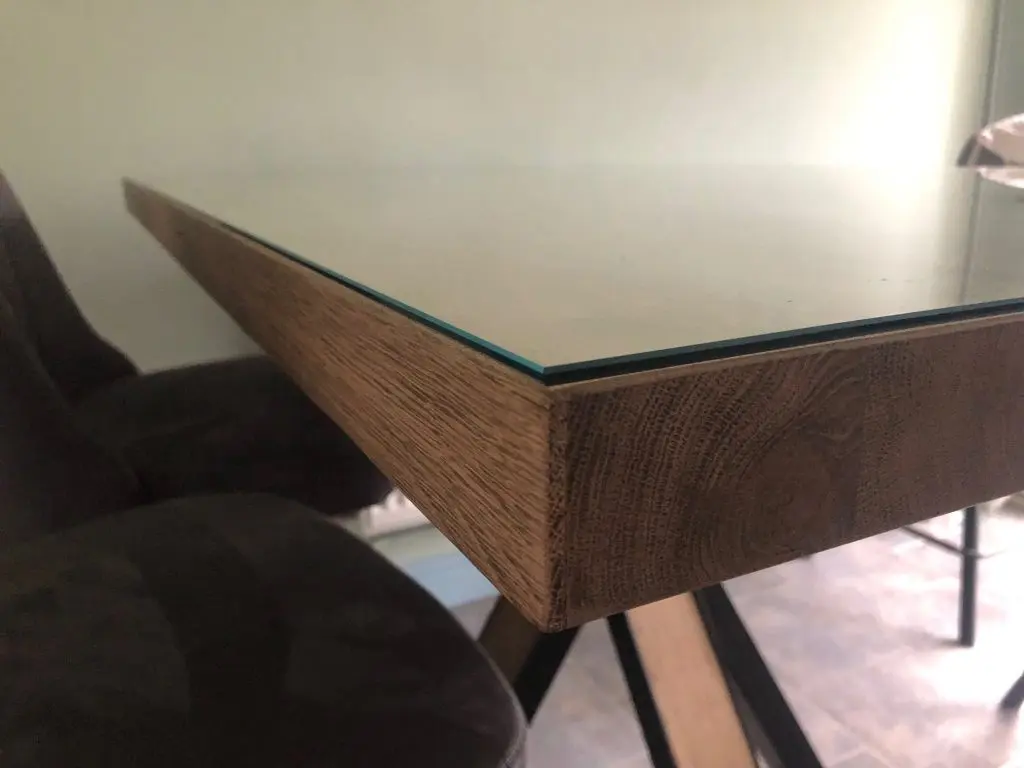 vidrio borde pulido - Cuál es el mejor borde para una mesa de vidrio