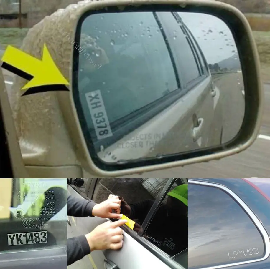 marcar patente vidrios autos - Cuál es el plazo para grabar la patente en los vidrios