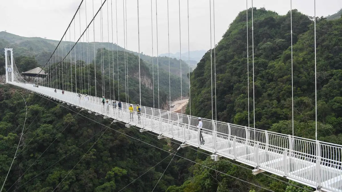 puente de vidrio de zhangjiajie - Cuál es el puente de cristal más largo del mundo