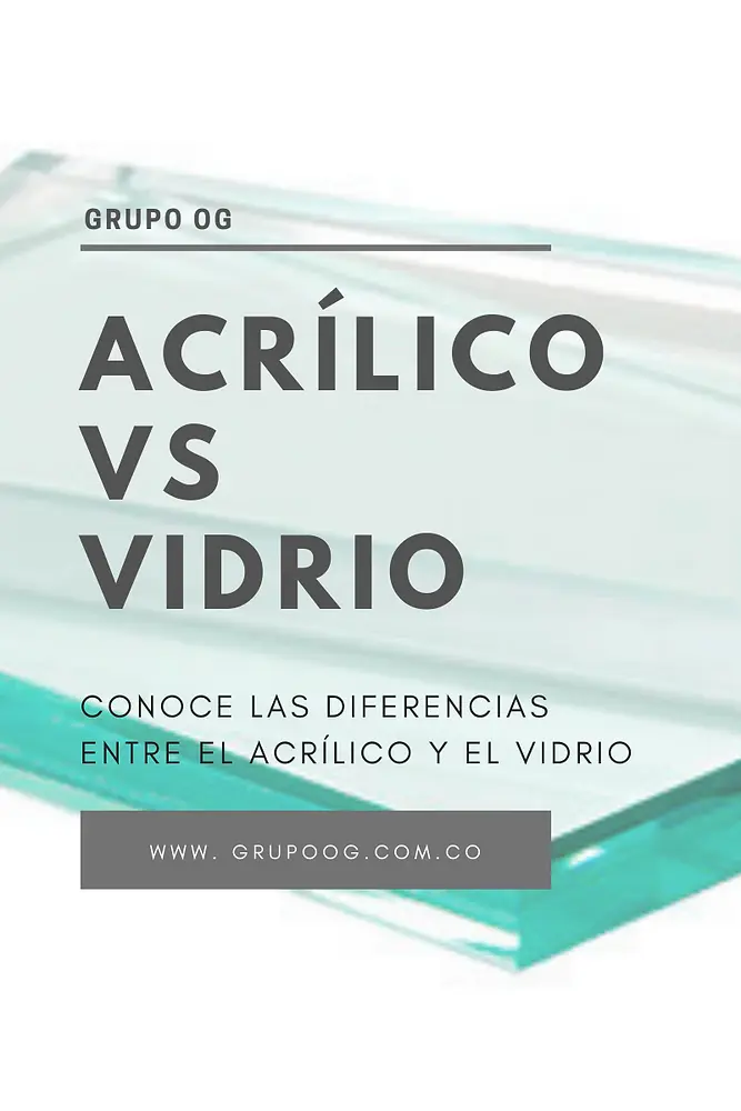 acrilico vs vidrio templado - Cuál es la diferencia entre el vidrio y el acrílico