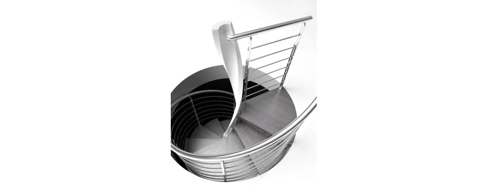 escalera caracol vidrio - Cuánto cuesta hacer una escalera caracol