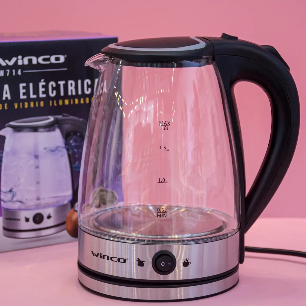 pava electrica de vidrio winco - Cuánto tarda una pava eléctrica