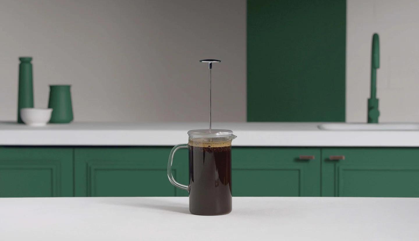 cafetera de vidrio press - Cuánto tiempo se deja reposar el café en la prensa francesa