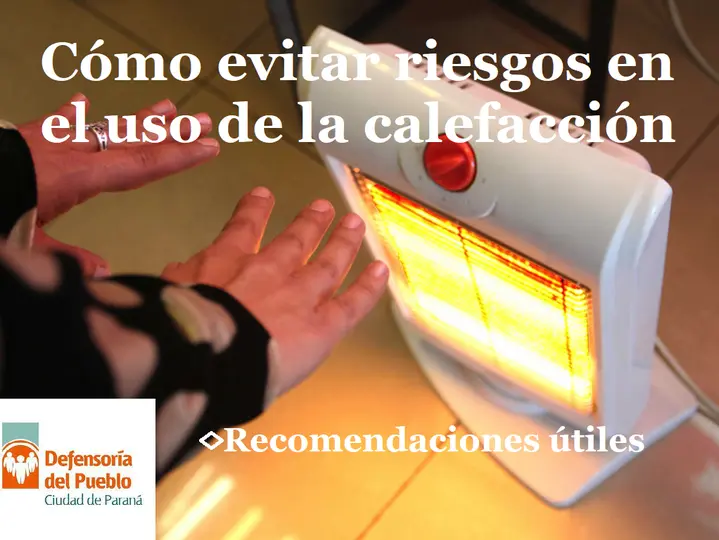 calefactor a gas con frente de vidrio - Dónde se deben colocar los calefactores
