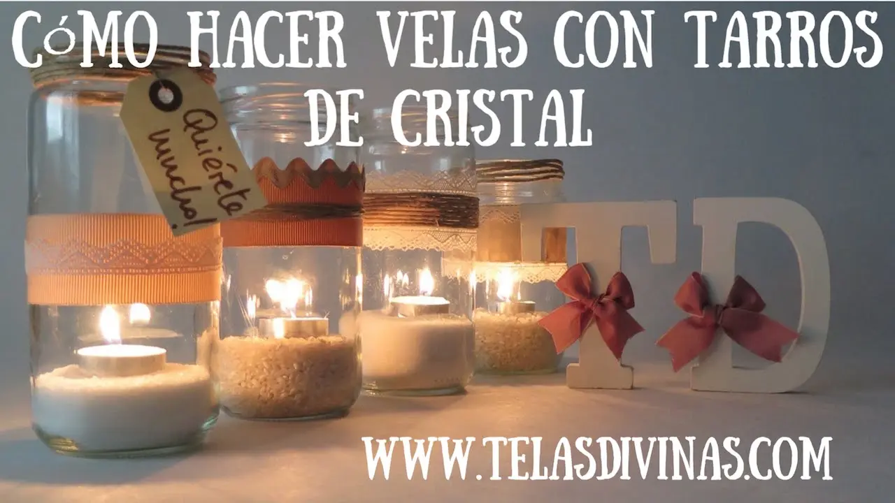 como hacer una vela en un frasco de vidrio - Puedes poner una vela en un frasco de vidrio