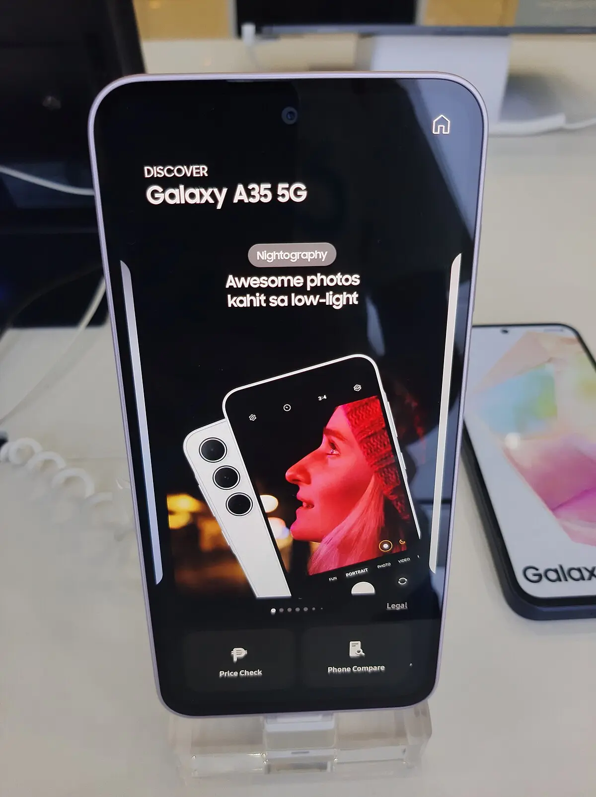 samsung con vidrio atras - Qué antigüedad tiene el Samsung Galaxy A35
