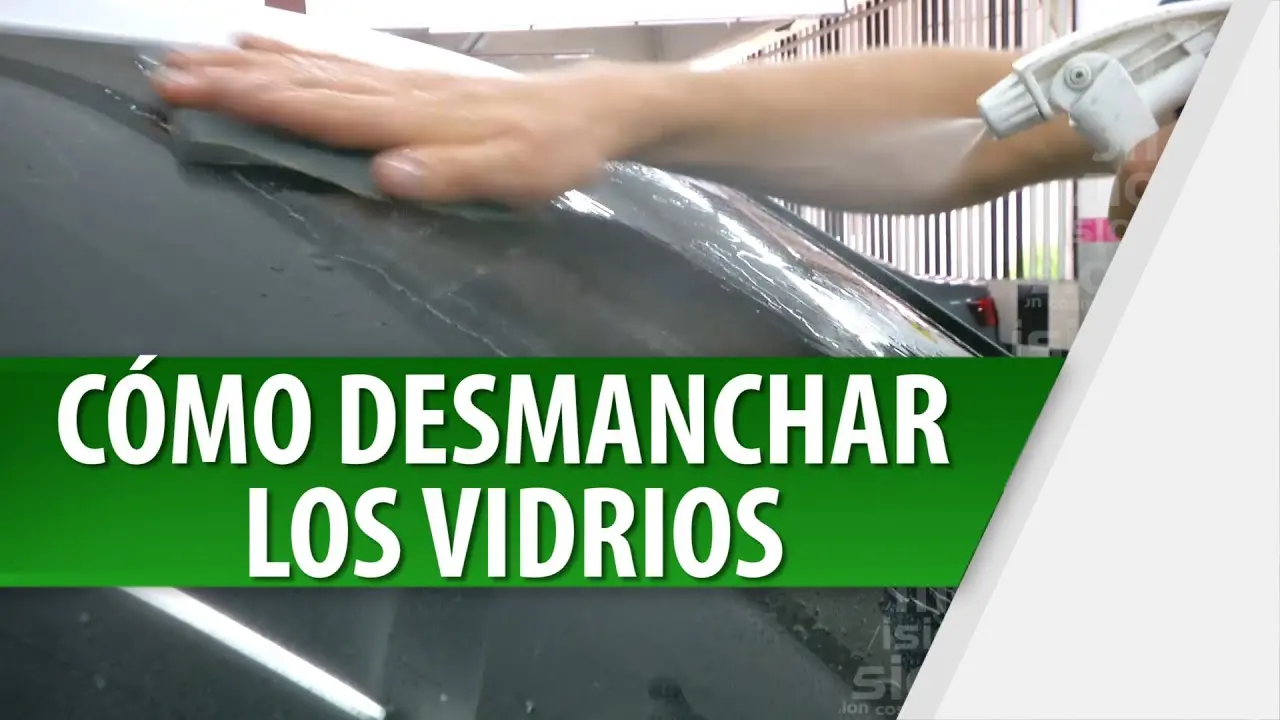 trucos para limpiar los vidrios del auto - Qué es lo mejor para limpiar los vidrios del auto
