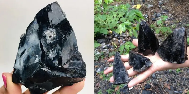 vidrio volcánico color - Qué es obsidiana y para qué sirve