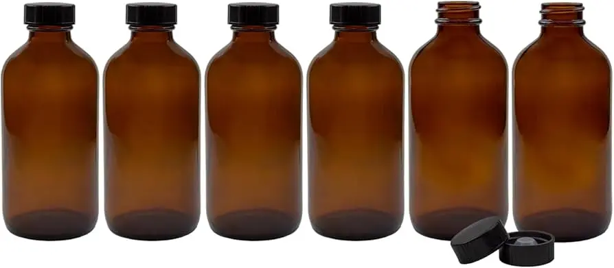 botellas de vidrio color ambar - Qué función tiene el frasco ámbar