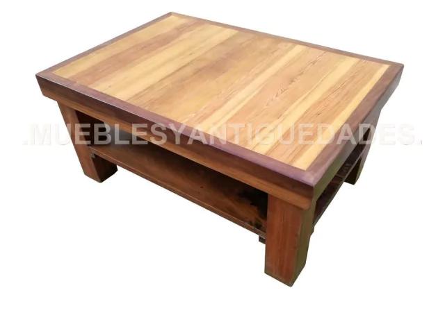 mesas ratonas de vidrio y metal - Qué madera usar para mesa ratona