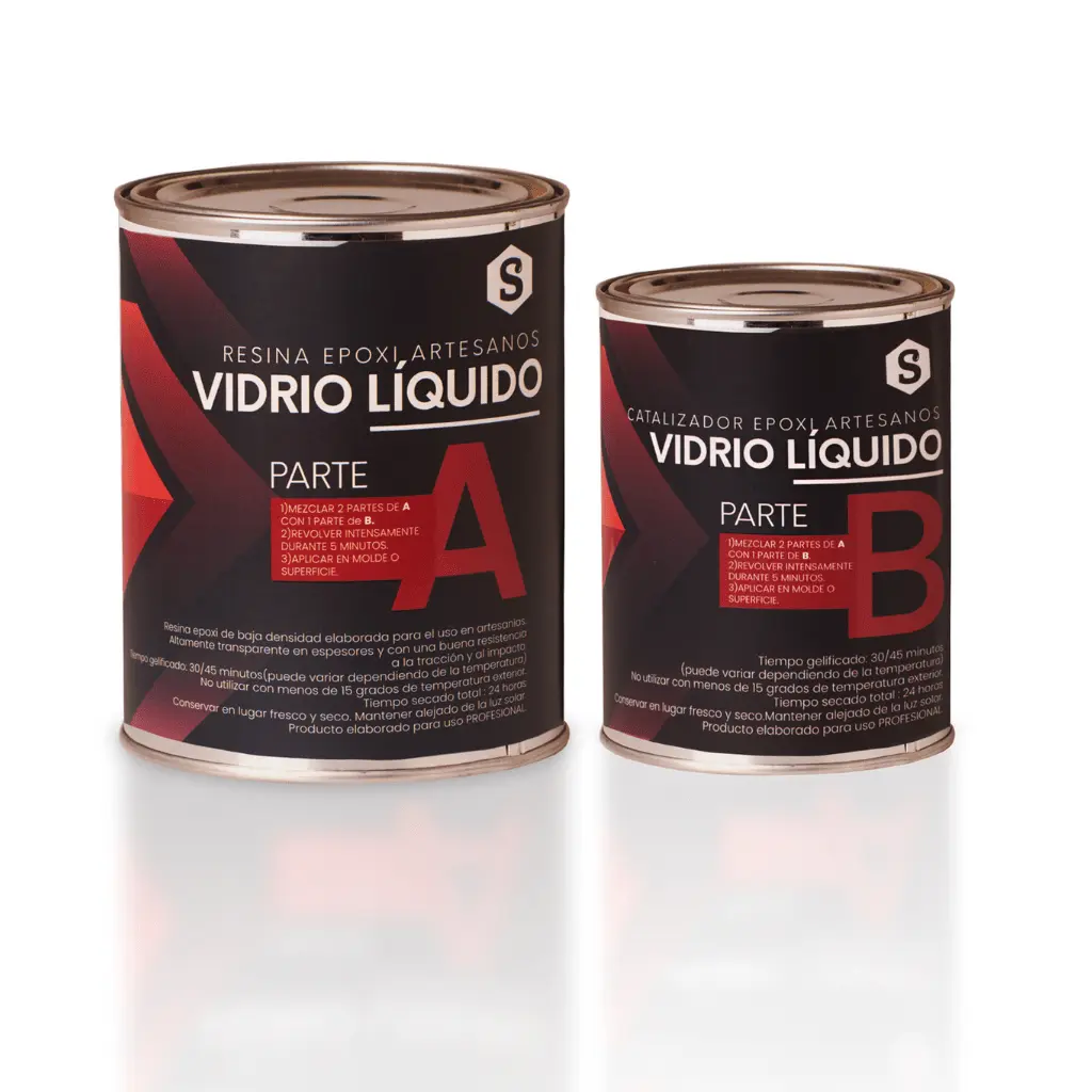 resina epoxi vidrio liquido - Qué material no se pega a la resina epoxi