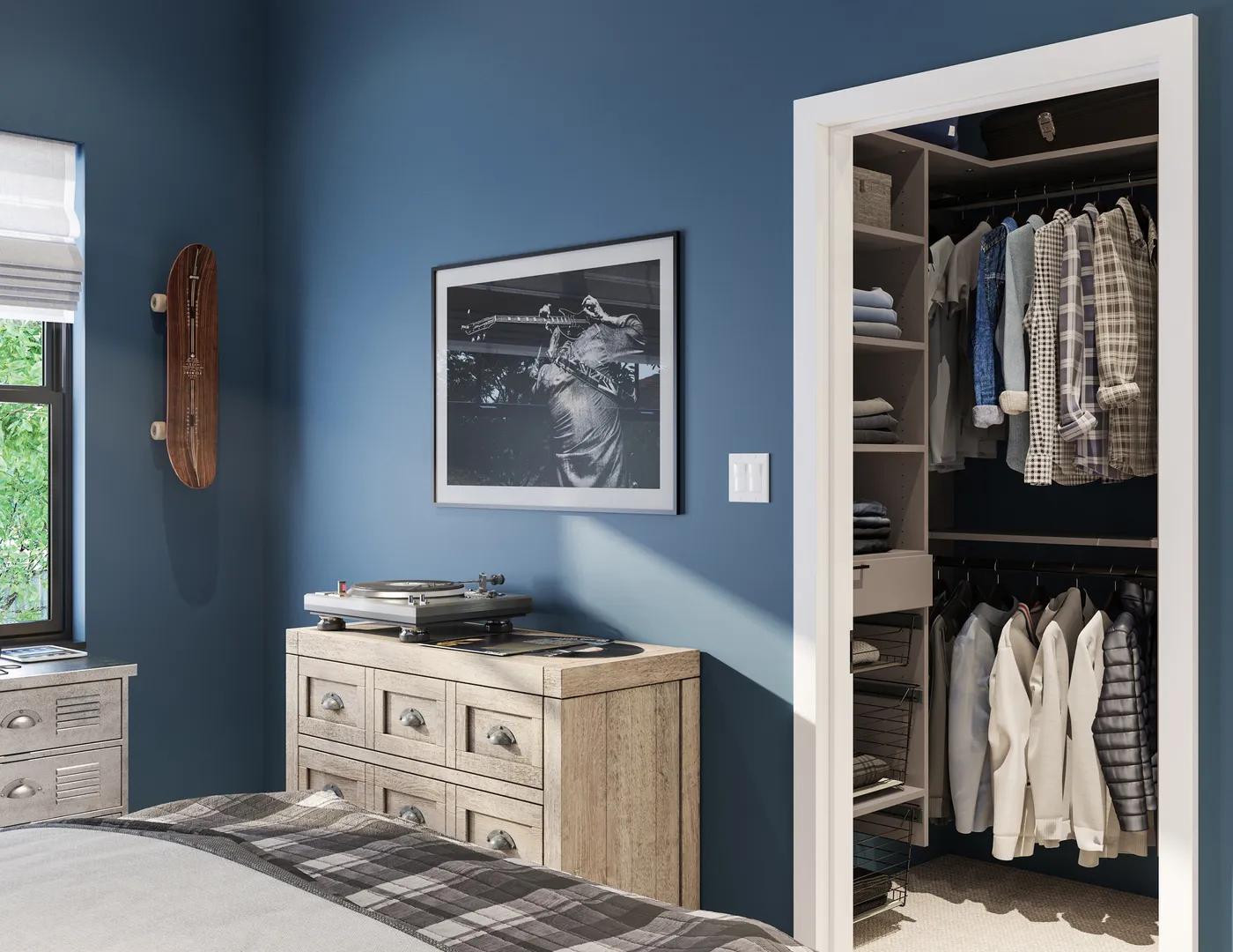 closet de vidrio - Qué material se usa para los closets