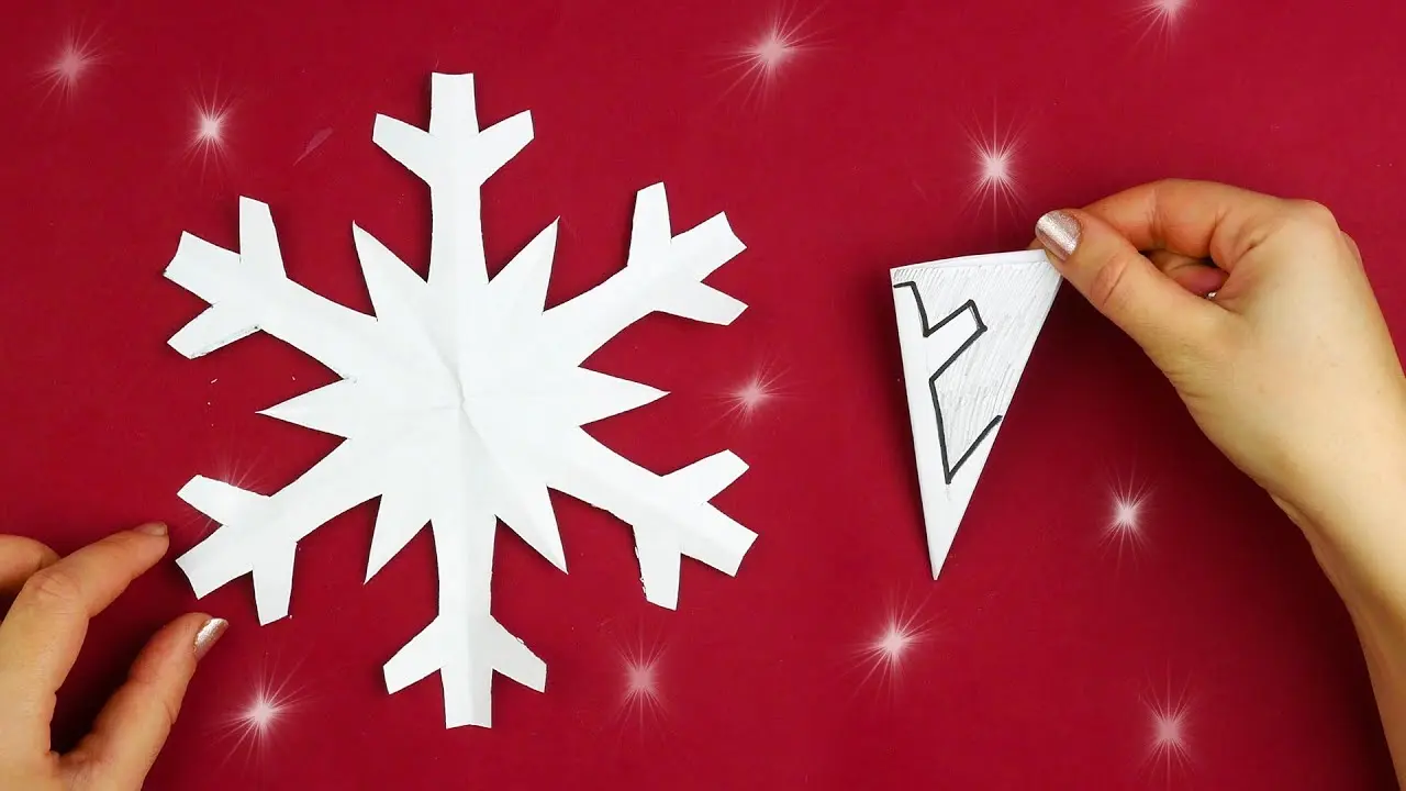 copos de nieve en vidrio - Qué papel se utiliza para hacer copos de nieve