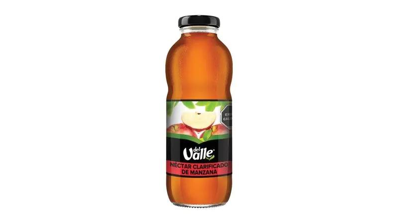 jugo del valle manzana vidrio - Qué quiere decir clarificado de manzana