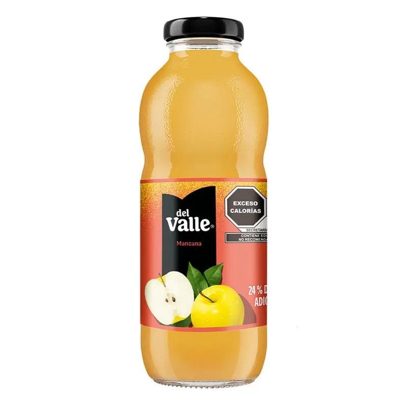 jugo del valle manzana vidrio - Qué tan saludable es el jugo del valle