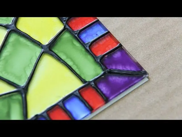 como hacer falso vitral en vidrio - Qué tipo de pintura se usa para hacer vitrales